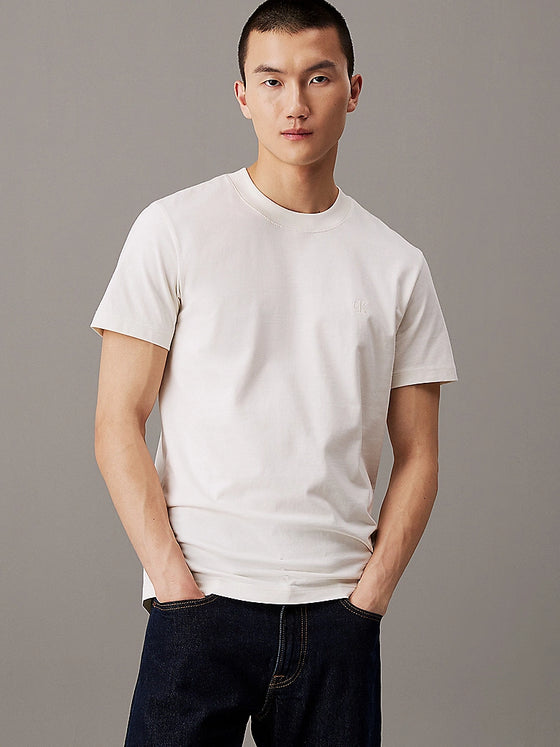 HEAVY JERSEY TONAL LOGO 6683 T-SHIRT IVORY (YBI)