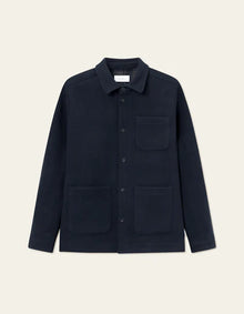  JASON WOOL OVERSHIRT NAVY