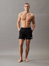 MID LENGTH SWIM SHORTS BLACK 0939 (BEH)