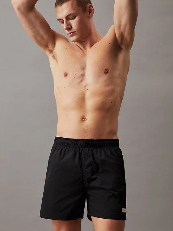 MID LENGTH SWIM SHORTS BLACK 0939 (BEH)