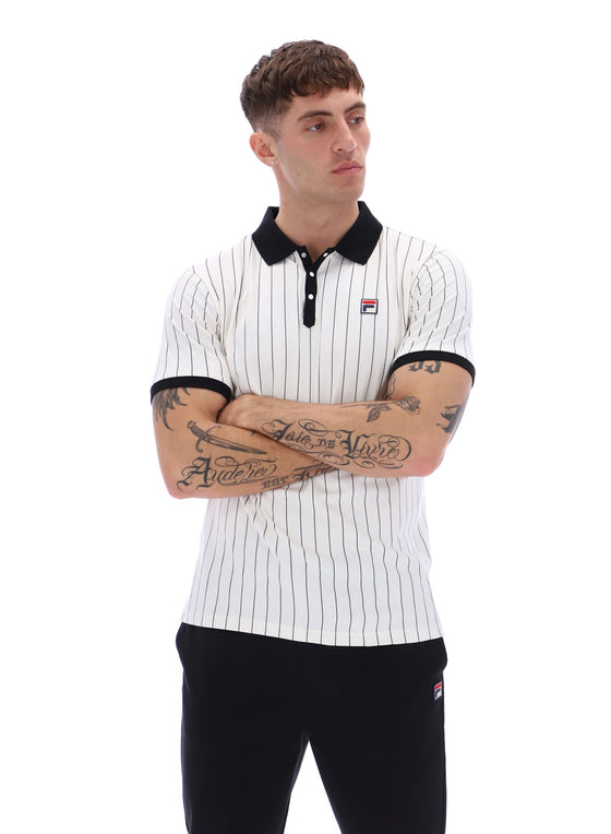 BB1 SS POLO GARDENIA/BLACK (132)