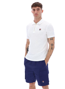  BENJAMIN SS WAFFLE POLO GARDENIA