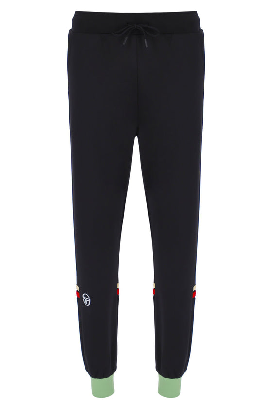 DALLAS TRACKPANT BLACK / JADE