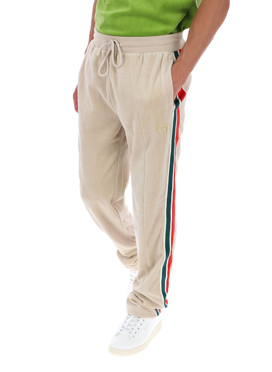 SPENCER VELOUR TRACK PANT PELICAN