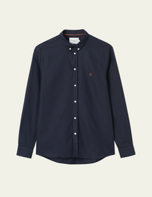  OLIVER OXFORD LS SHIRT NAVY BLUE