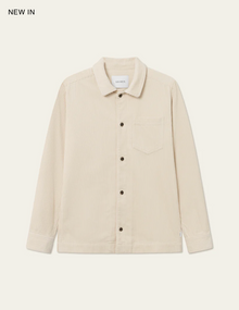  LAYTON OVERSHIRT IVORY CORDUROY