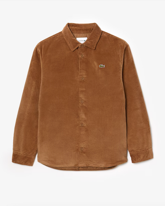 CH3512 OVERSIZED CORDUROY OVERSHIRT COOKIE (SIX)