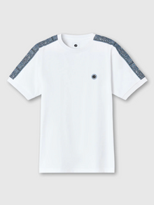  ECLIPSE PAISLEY TAPE T-SHIRT WHITE