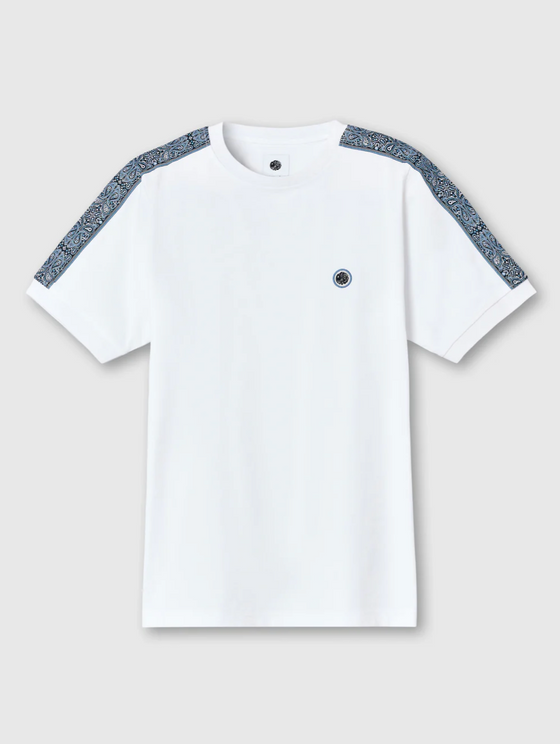 ECLIPSE PAISLEY TAPE T-SHIRT WHITE