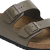 MENS ARIZONA SANDAL LEATHER CONCRETE GRAY