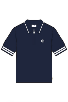  NEW ICEBERG SS POLO MARITIME BLUE/WHITE 241