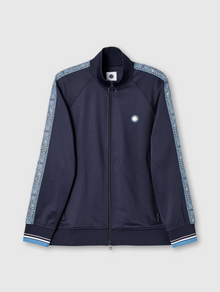  ECLIPSE PAISLEY TRACK TOP NAVY