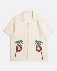  VELOSO SS SHIRT BAHIA SUNSET EMB WHITE