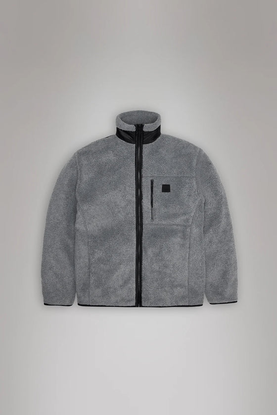 YERMO FULL ZIP FLEECE DARK GREY MELANGE