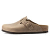 MENS BOSTON OILED LEATHER MULE TABACCO