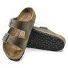 MENS ARIZONA SFB SANDAL OILED LEATHER FADED KHAKI