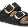 SS25 LADIES ARIZONA BIG BUCKLE NUBUCK BLACK