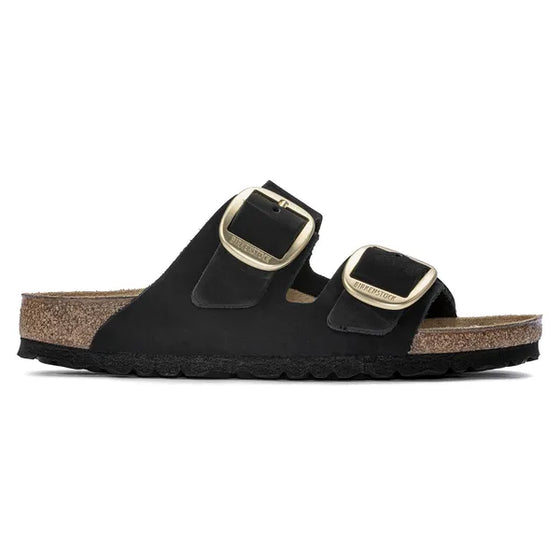 SS25 LADIES ARIZONA BIG BUCKLE NUBUCK BLACK