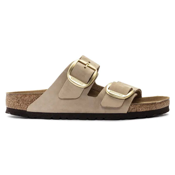 SS25 LADIES ARIZONA BIG BUCKLE NUBUCK SANDCASTLE