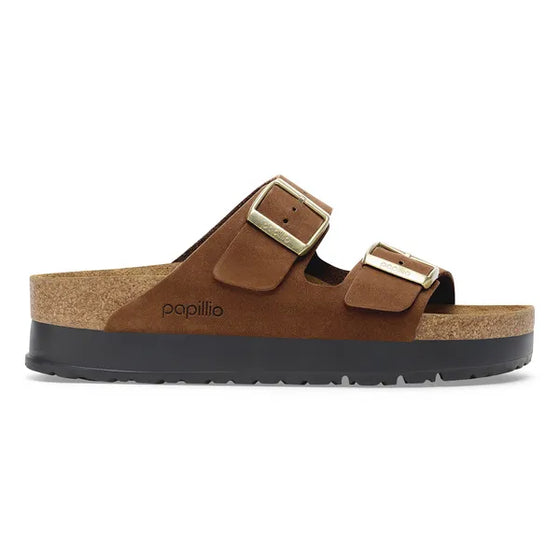 SS25 ARIZONA PLATFORM FLEX SUEDE DARK TEA