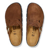 SS25 LADIES BOSTON CHUNKY SUEDE DARK TEA