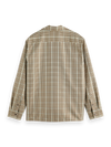 MINIMAL CHECK SHIRT BROWN SAND