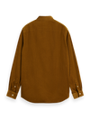 SOLID CORDUROY SHIRT GOLDEN RUST