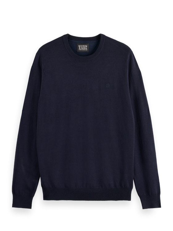 CORE CREW NECK KNIT NAVY