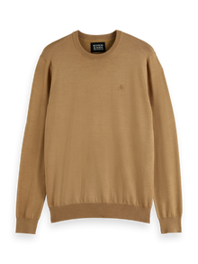  CORE CREW NECK KNIT CAMEL