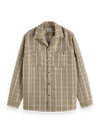 MINIMAL CHECK SHIRT BROWN SAND