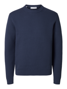  DANE STRUCTURE CREW KNIT OCEANA BLUE